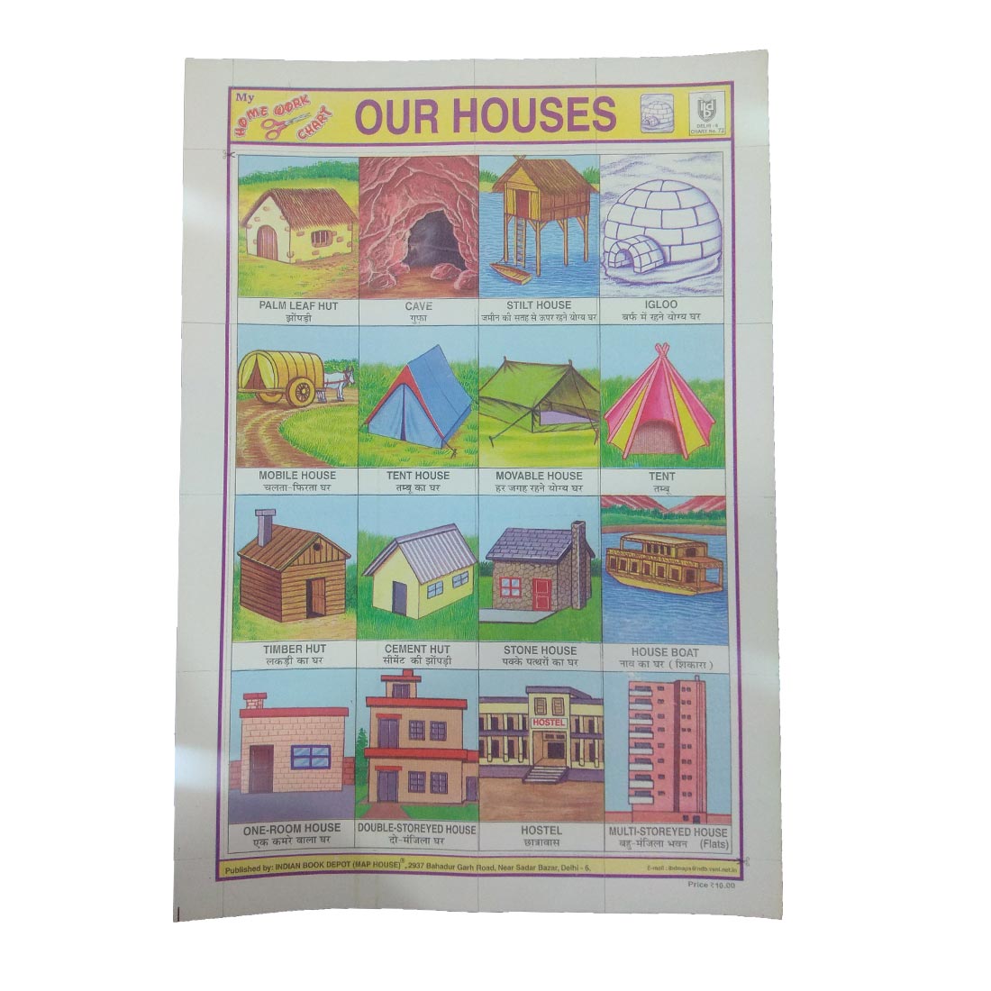 Sticker Chart - Our Houses