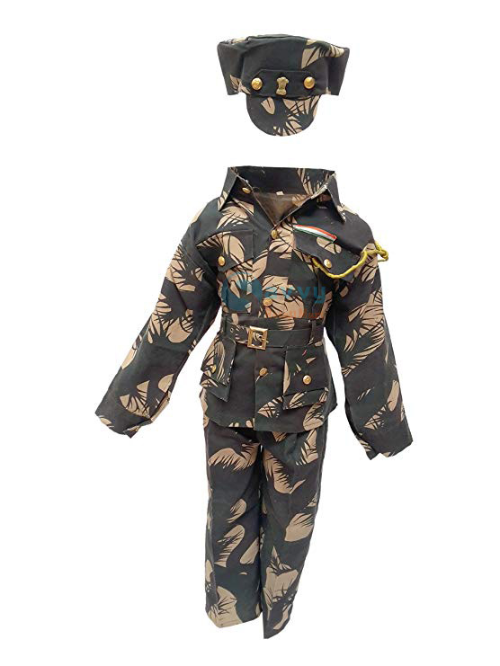 Fancy Dresses Military Kids Costume SRC5646